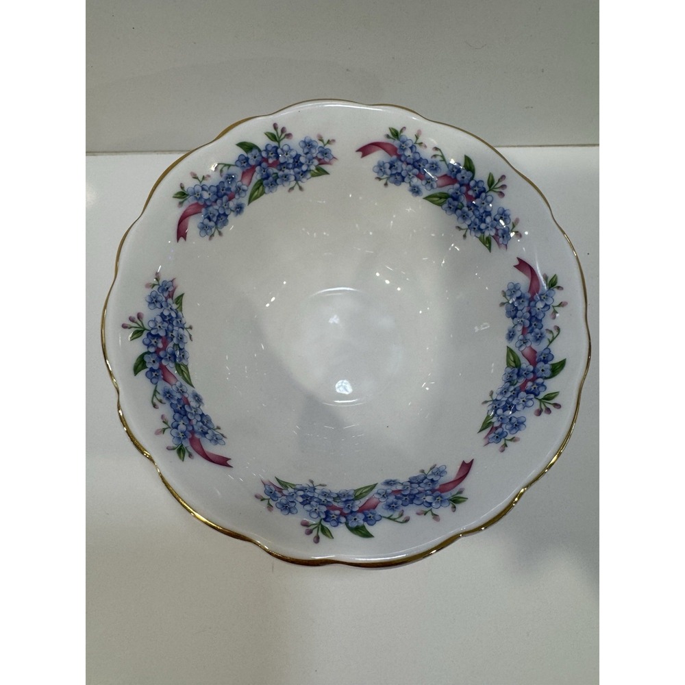 Vintage Royale Garden Fine China Bowl Staffs England Pedestal